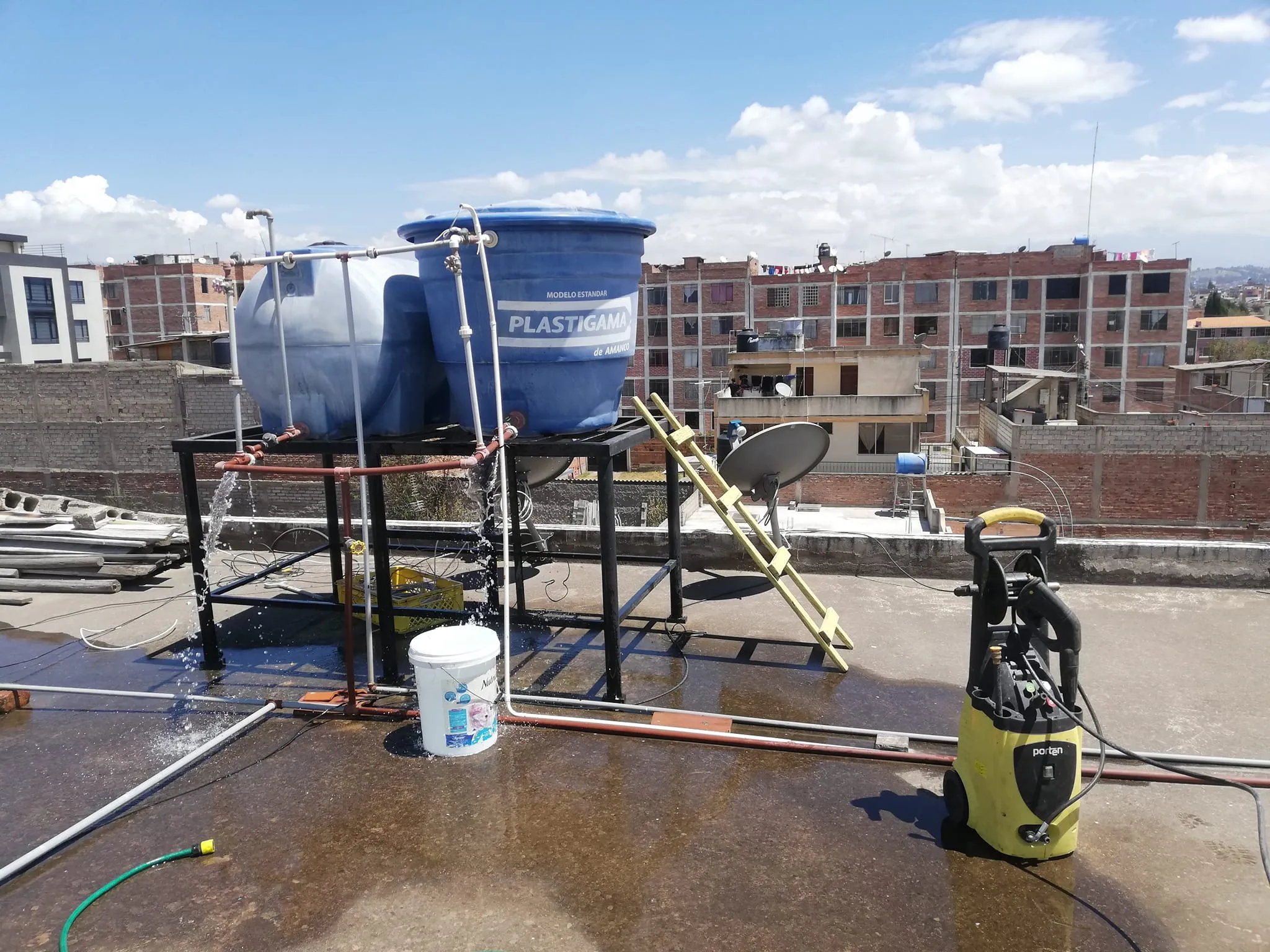 Servicio de Desinfección de Tanques con Equipos de Alta Presión